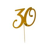 30.-pálcás tortadísz