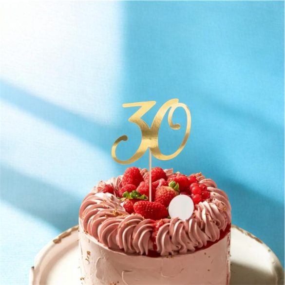 30.-pálcás tortadísz